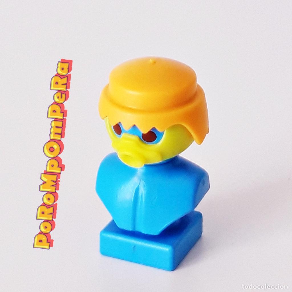 Playmobil: PLAYMOBIL M&Aacute;SCARA DE GAS NE&Oacute;N ANTIGAS OXIGENO AGENTE POLIC&Iacute;A CUSTOM/COMPLETAR E9