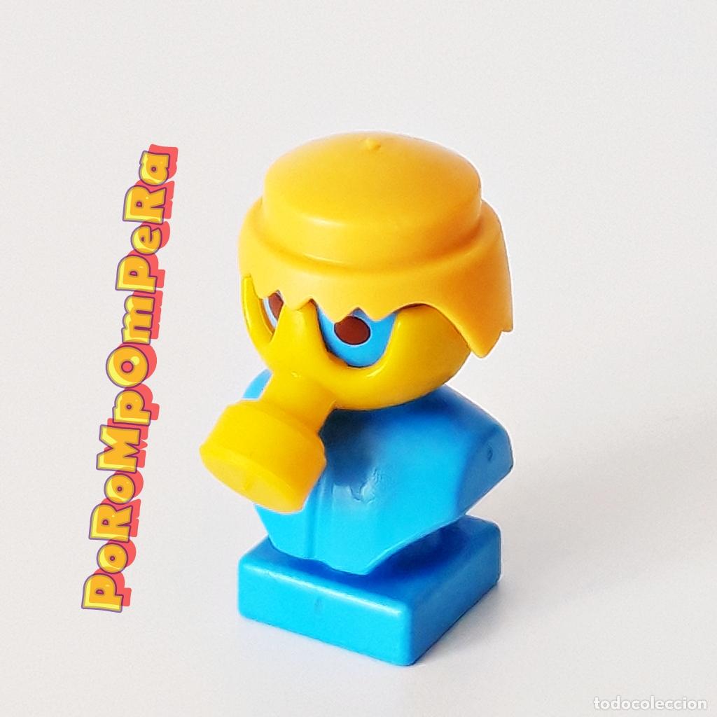 Playmobil: PLAYMOBIL M&Aacute;SCARA ANTIGAS AMARILL BOMBERO &Eacute;POCA 321X 3234 336X 3403 3491 352X GAS OX&Iacute;GENO E9
