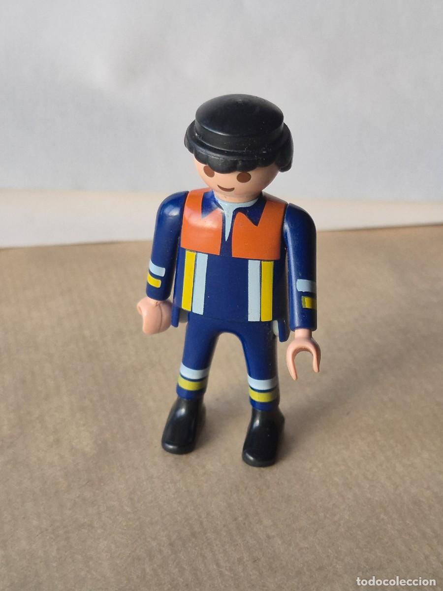 Playmobil: Figura polic&iacute;a bombero emergencias complemento accesorio Playmobil