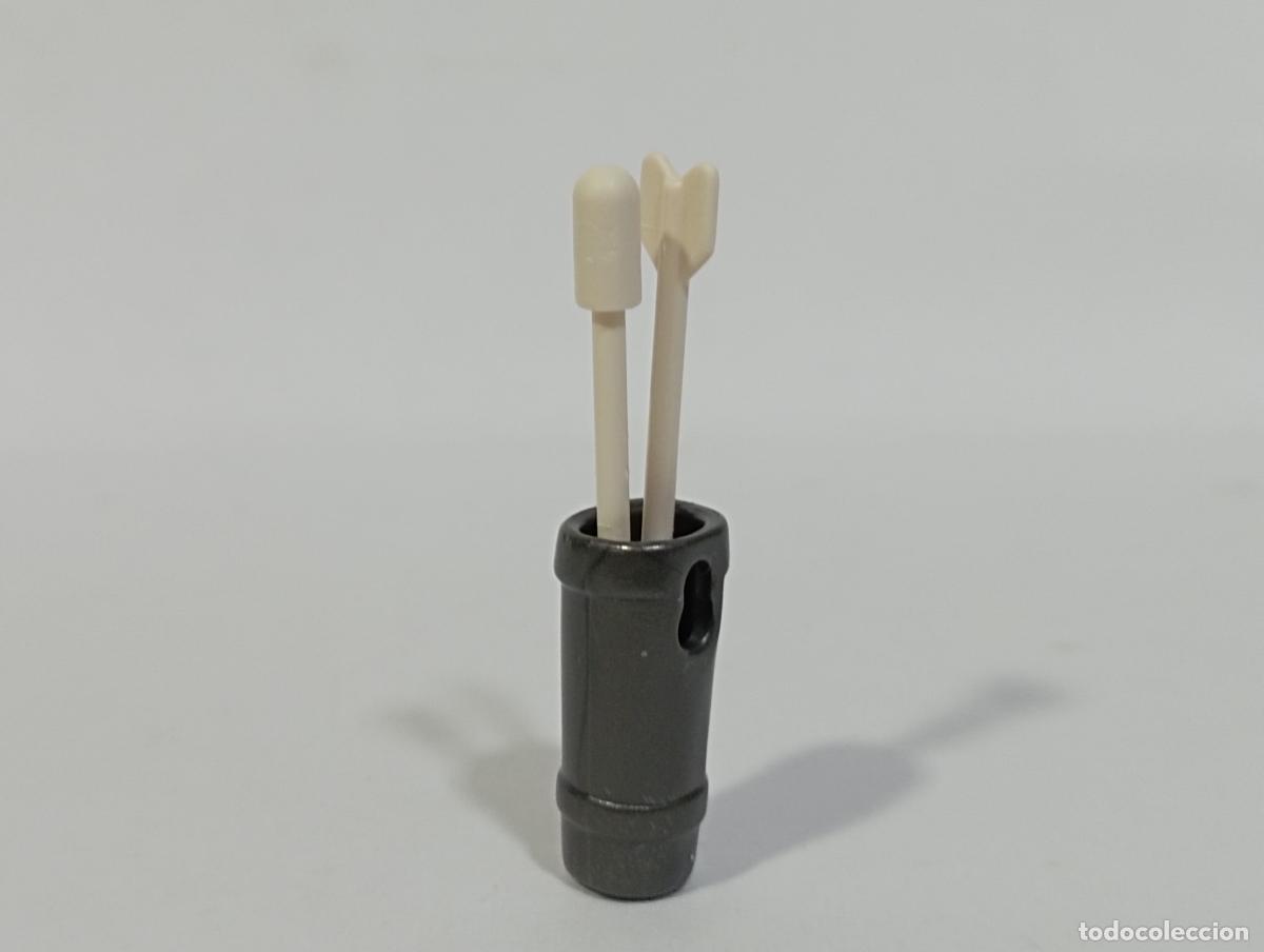 Playmobil: PLAYMOBIL ALJABA CARCAJ CON FLECHAS MEDIEVAL OESTE INDIOS ARMAS............. ALJABA GRIS