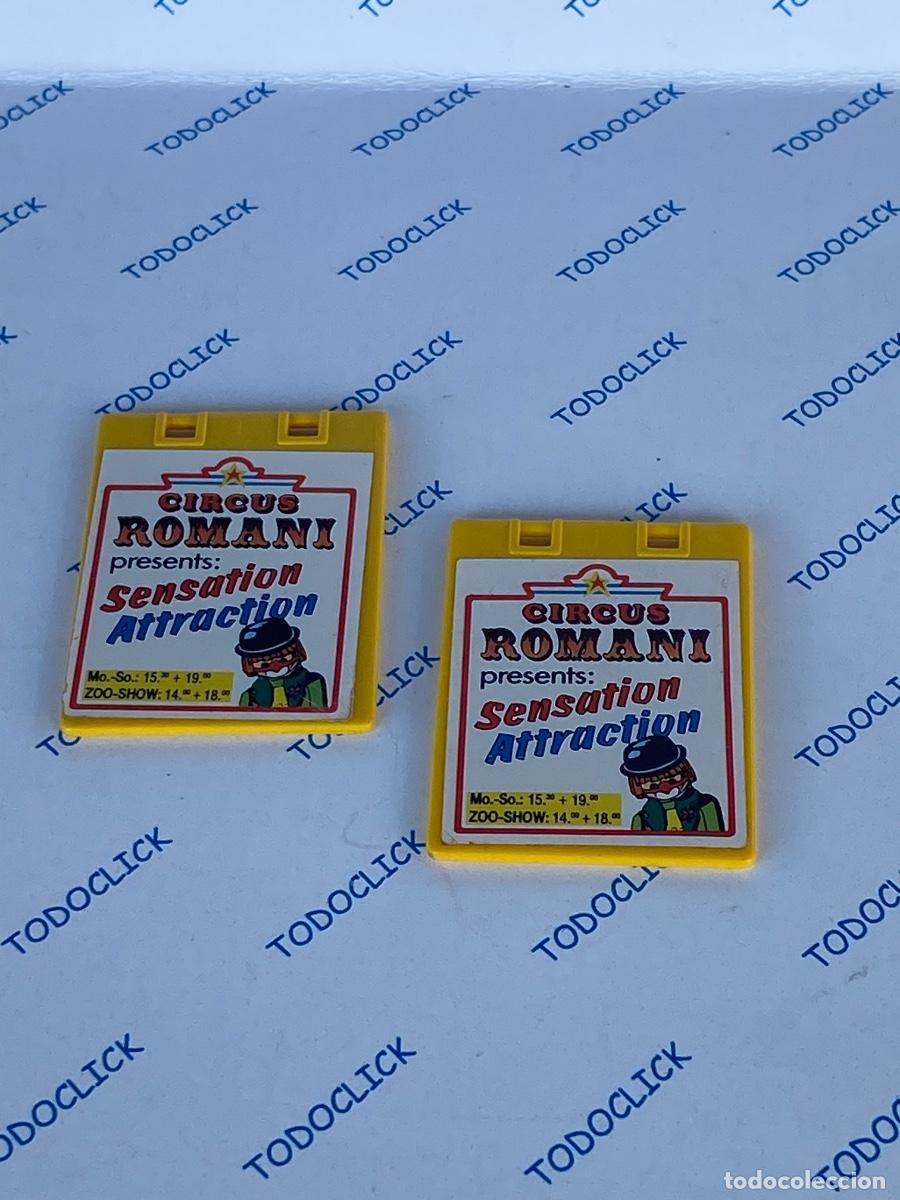 Playmobil: Playmobil letreros circo (pedido m&iacute;nimo 5&euro;)