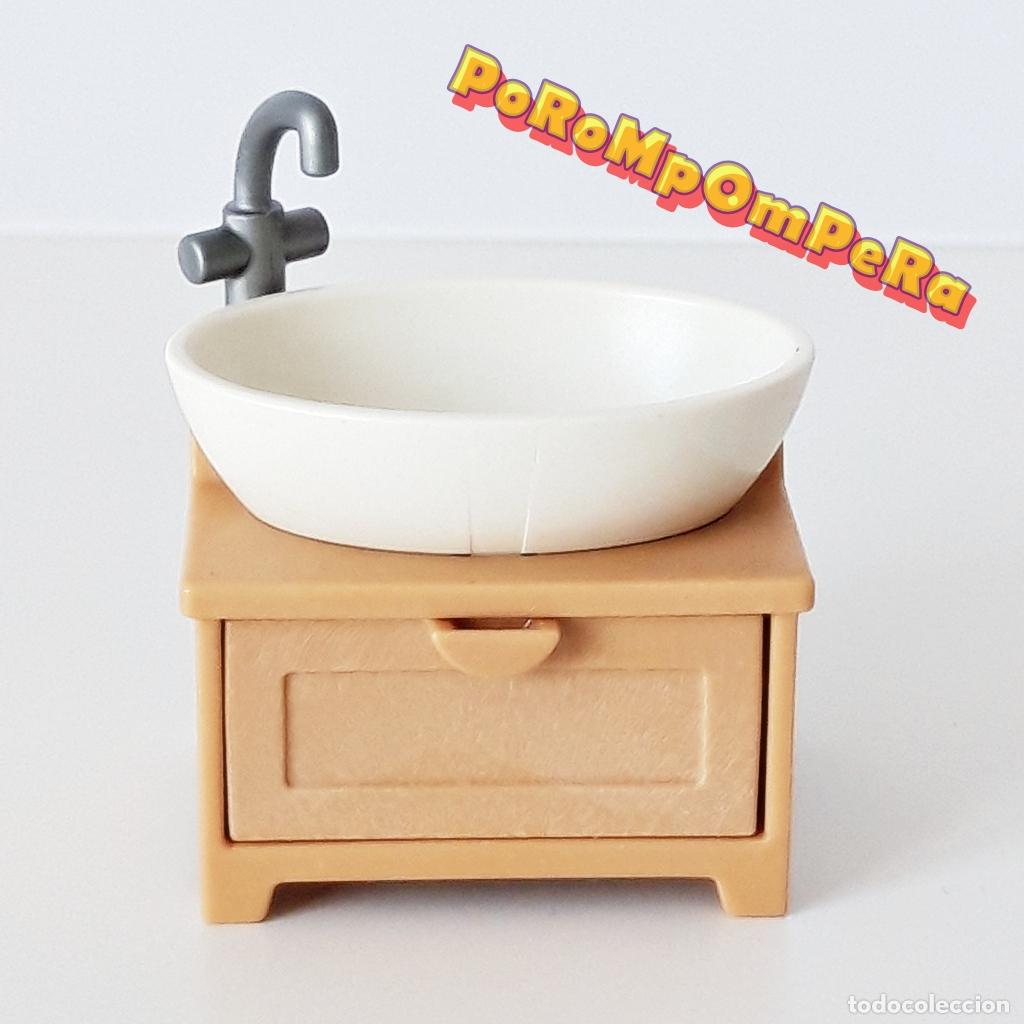 Playmobil: PLAYMOBIL LAVAMANOS 5330 5586 70301 LAVABO CUARTO DE BA&Ntilde;O R2