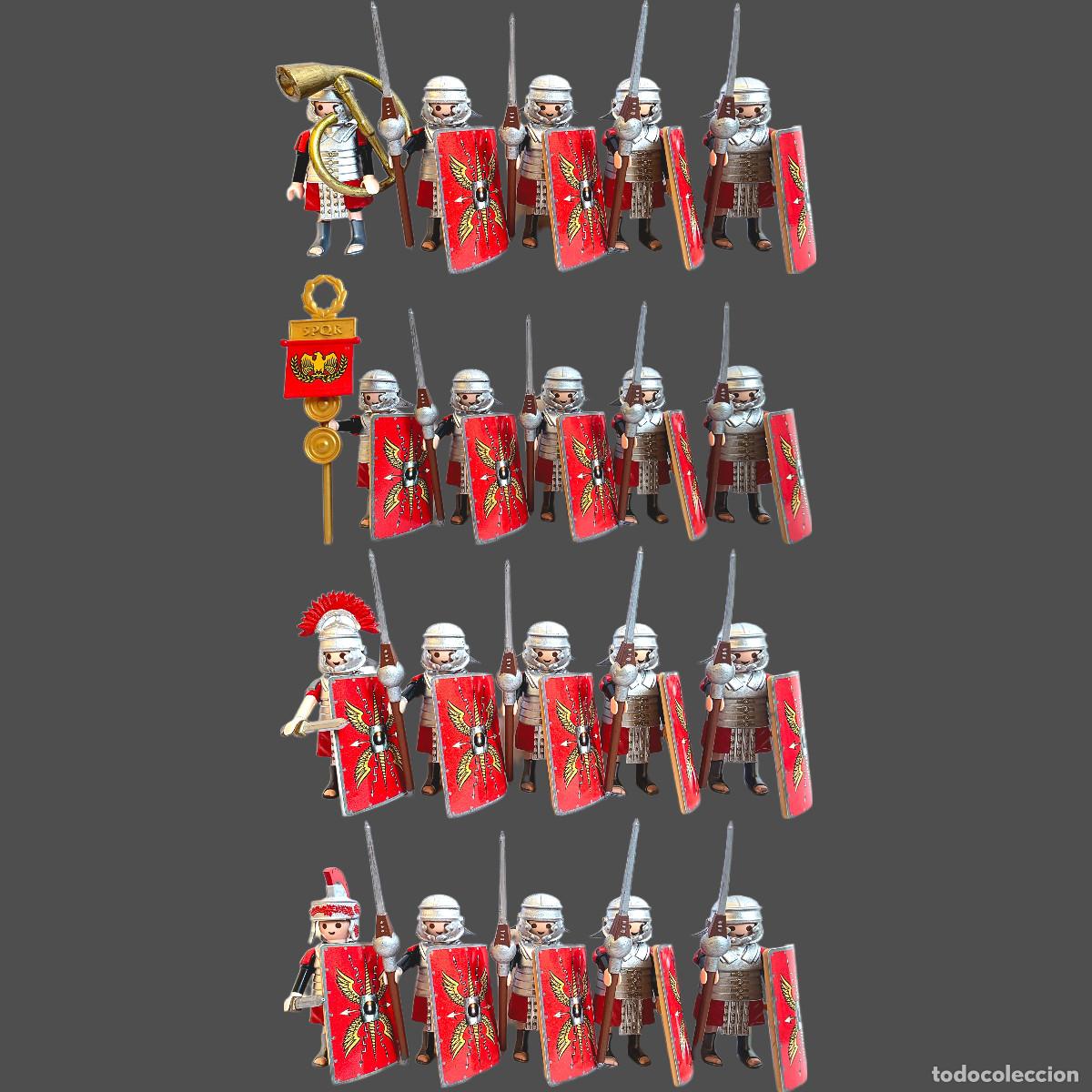 Playmobil: Playmobil 20 Legionarios Romanos cABALLERIA CUSTOM cENTURION BELEN 4273 4274 4275 4276 4277 4278 427