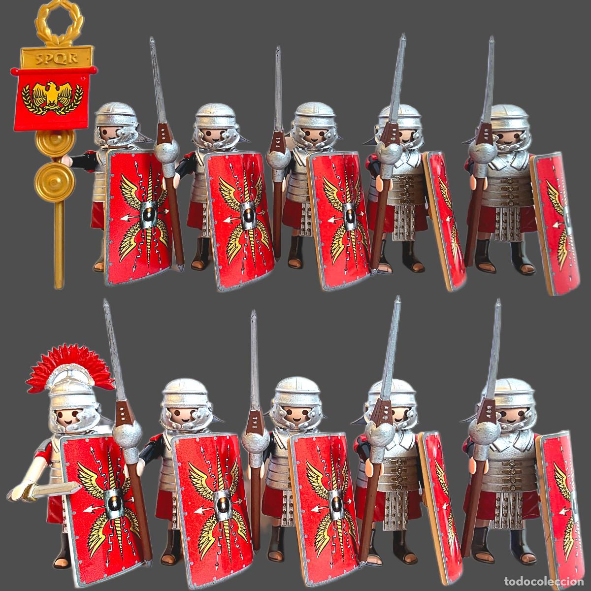 Playmobil: Playmobil 10 Legionarios Romanos cABALLERIA CUSTOM cENTURION BELEN 4273 4274 4275 Asterix y Obelix