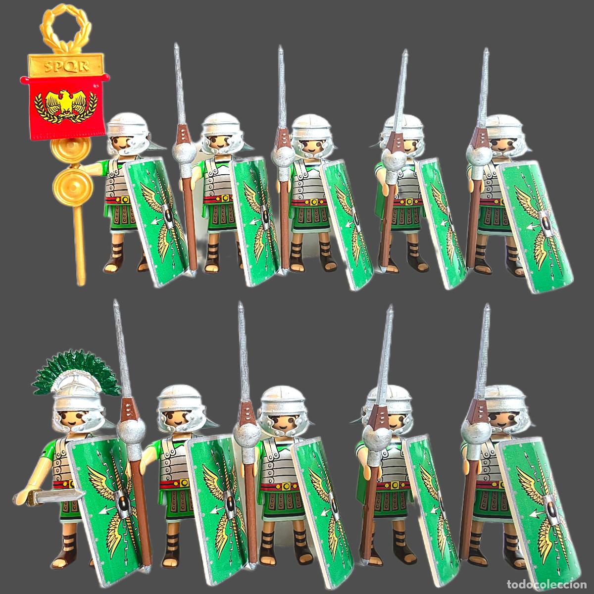 Playmobil: Playmobil 10 Legionarios Romanos cABALLERIA CUSTOM cENTURION BELEN 4273 4274 4275 Asterix y Obelix