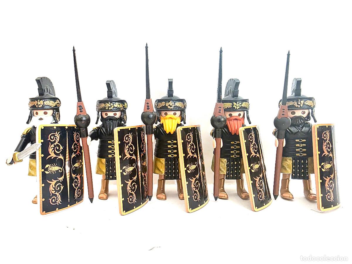 Playmobil: Playmobil 5 Pretorianos Legionarios Romanos cABALLERIA CUSTOM cENTURION BELEN 4273 4274 4275 4276