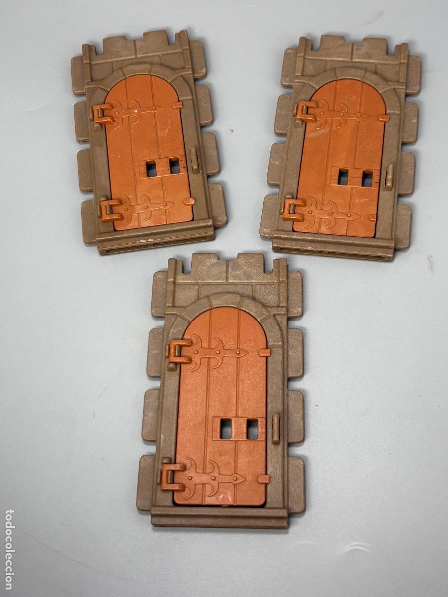 Playmobil: Playmobil lote pared con hueco puerta torre castillo medieval