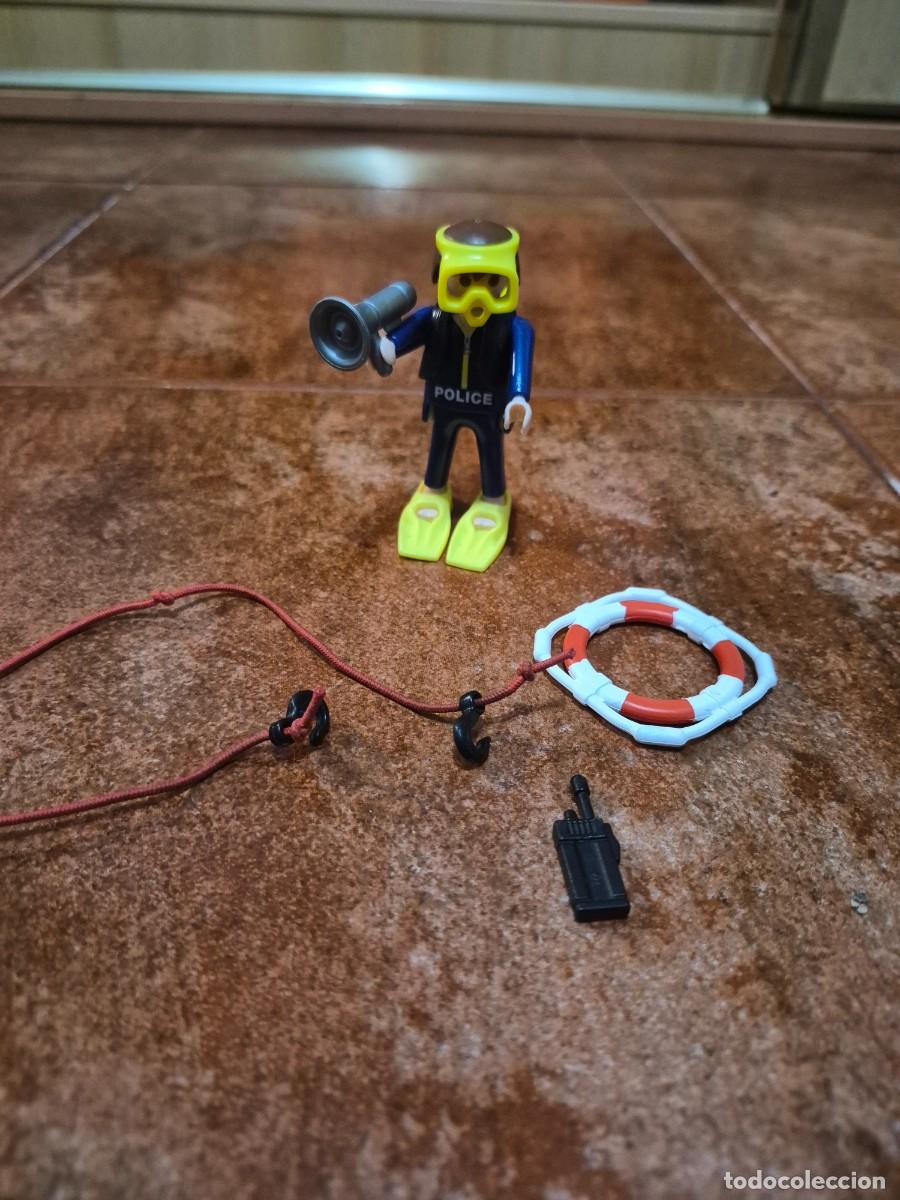 Playmobil: Figura buzo submarinista complemento accesorio Playmobil