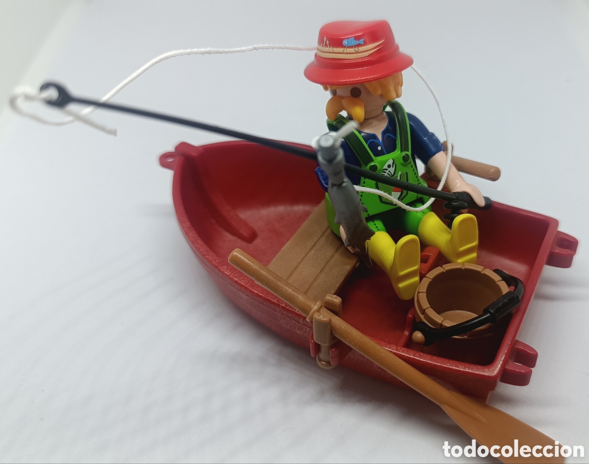 Playmobil: Playmobil Pescador con Barca Bel&eacute;n