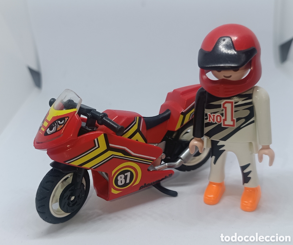 Playmobil: Playmobil Moto Carreras II con Piloto