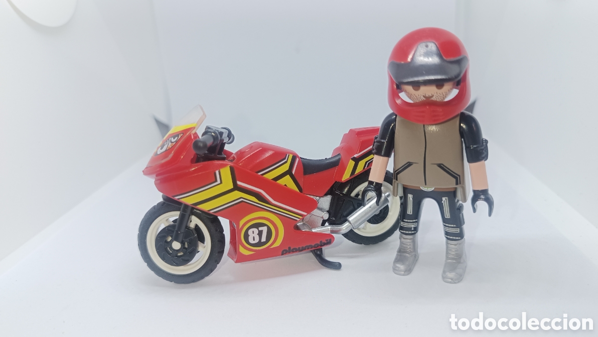 Playmobil: Playmobil Moto Carreras III con Piloto
