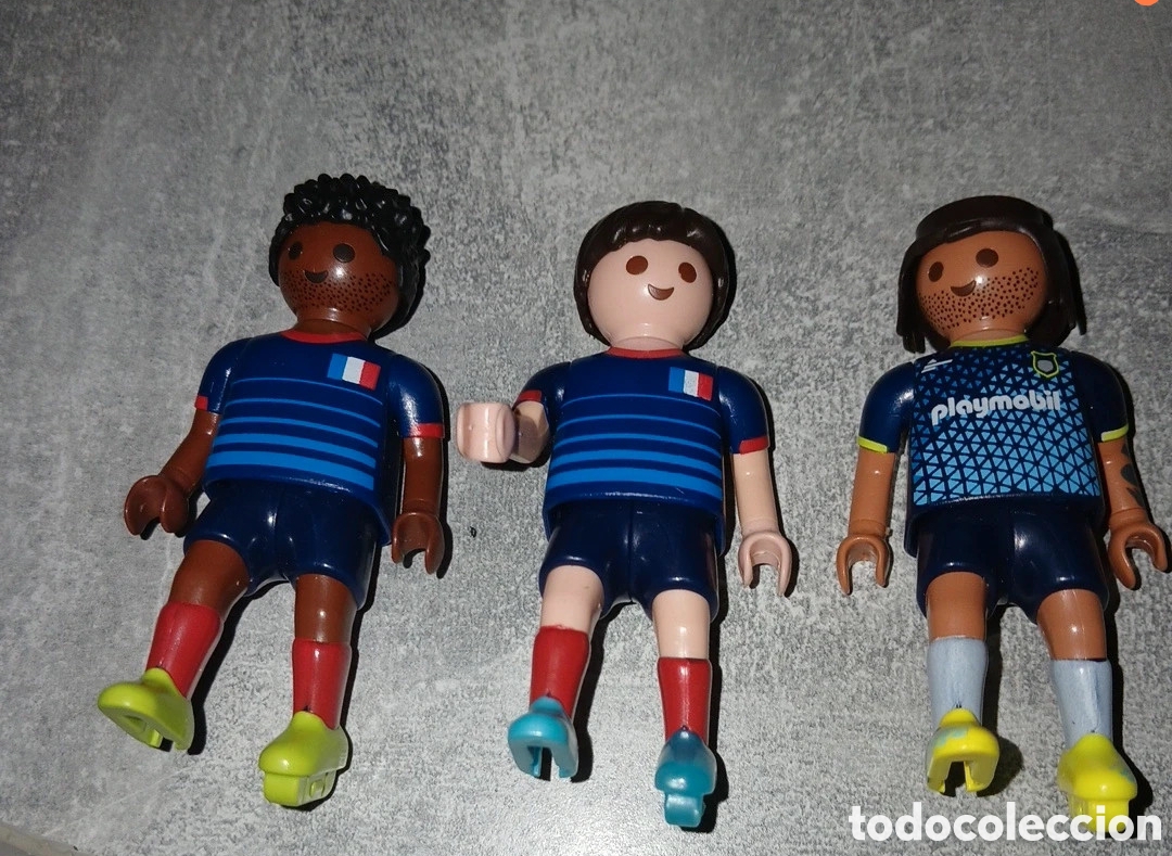 Playmobil: Playmobil lote futbolistas franceses