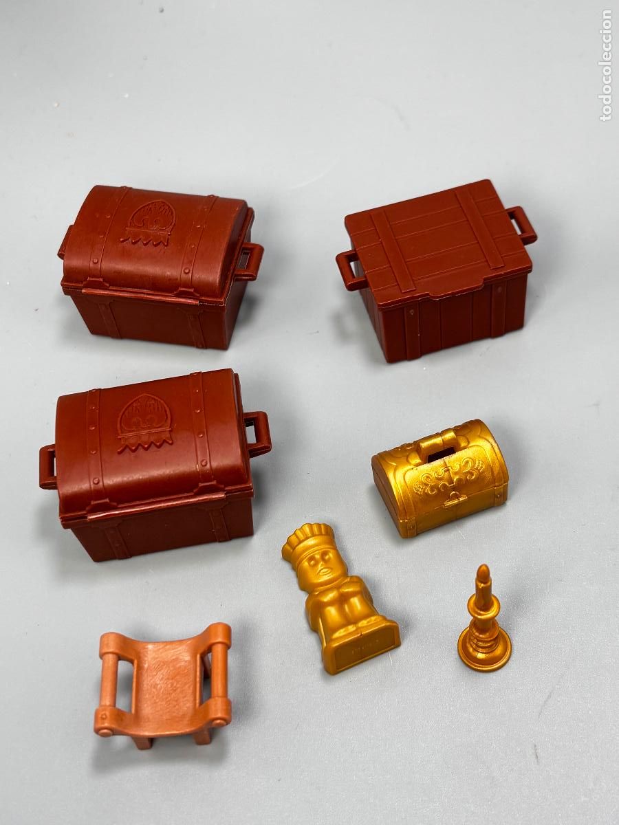 Playmobil: Playmobil lote cofre con accesorios dorador