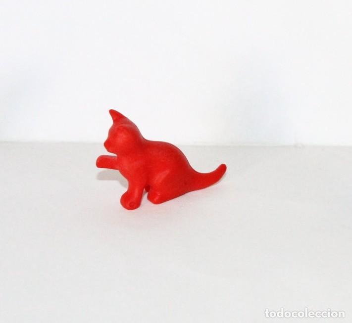 Playmobil: PLAYMOBIL MEDIEVAL ANIMAL GATO granja casa gatito rojo