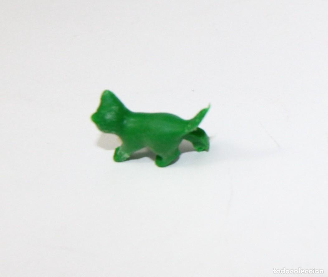 Playmobil: PLAYMOBIL MEDIEVAL ANIMAL GATO granja casa gatito verde