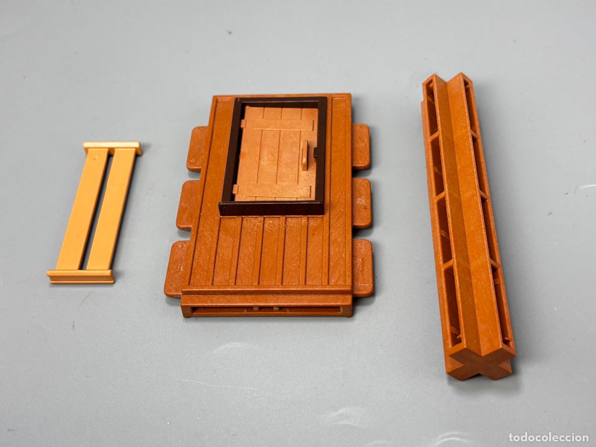 Playmobil: playmobil lote pared valla pilar granja oeste