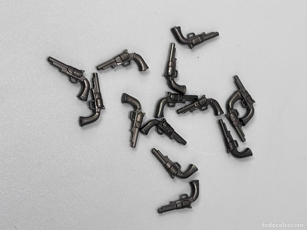 Playmobil: Playmobil lote rifle pistola revolver oeste vaquero soldado