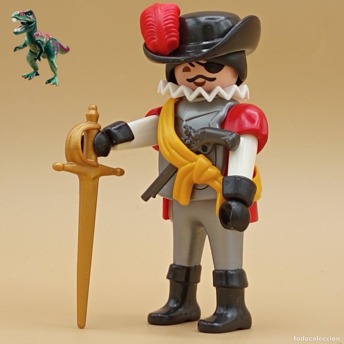 Playmobil: Playmobil figura conquistador espa&ntilde;ol caballero tercio soldado guerrero mosquetero medieval