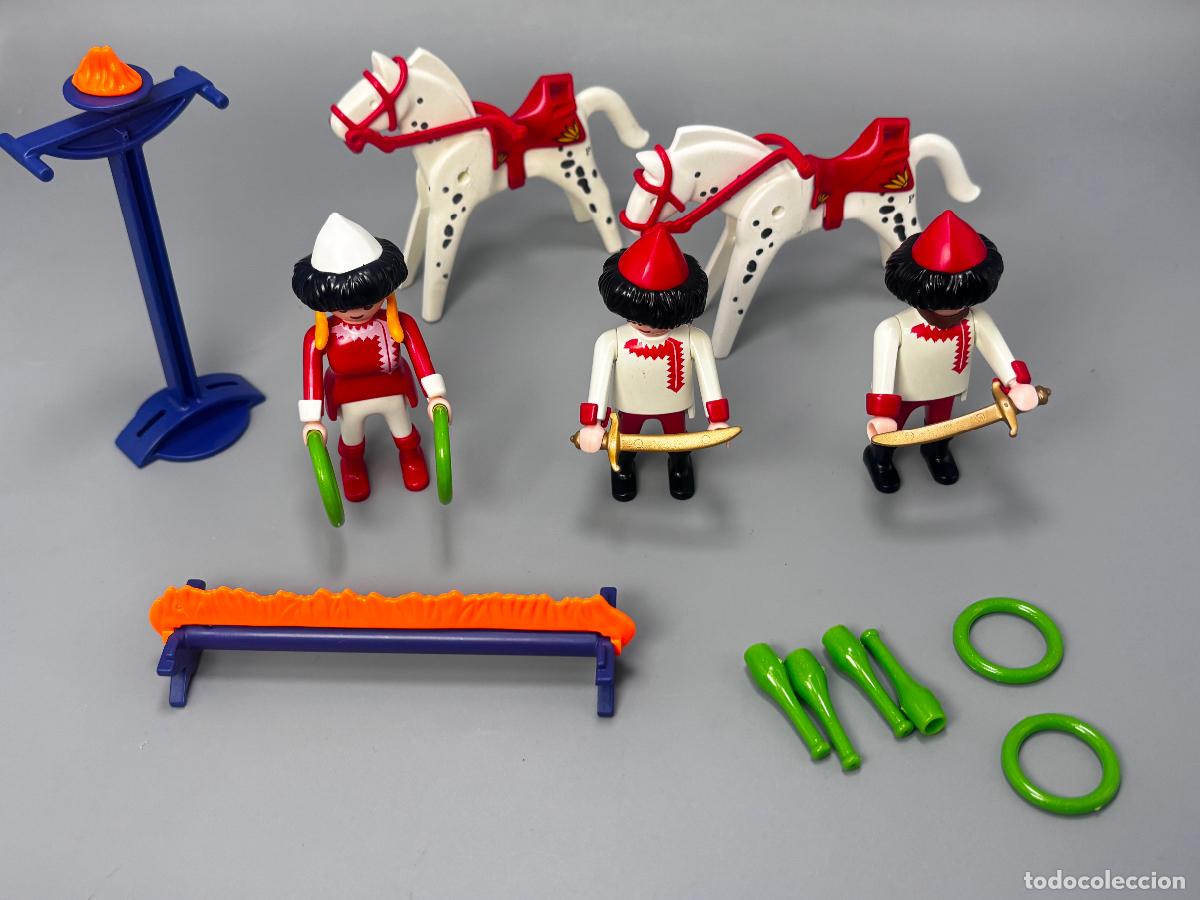 Playmobil: Playmobil 3810 figura gitanos con adornos y caballo espect&aacute;culo circo