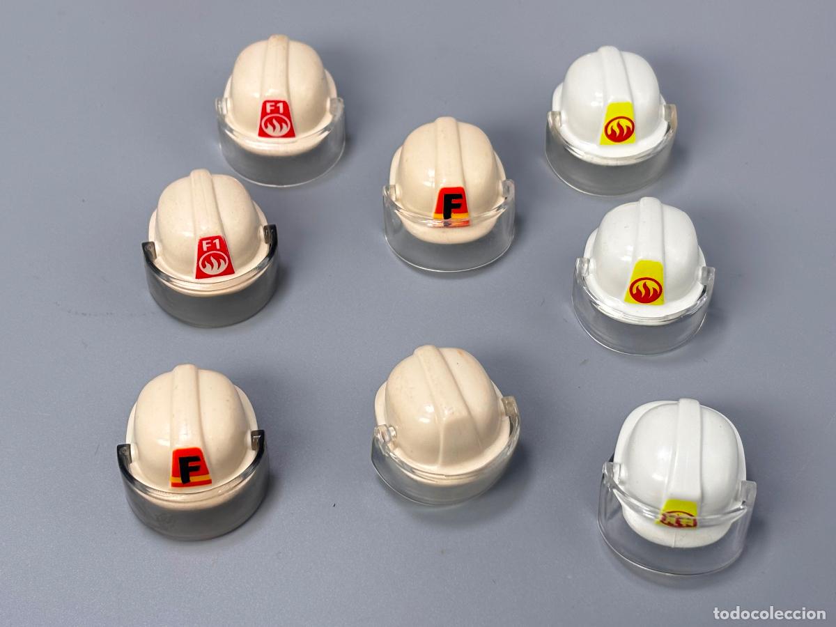 Playmobil: Playmobil lote casco bombero con visera
