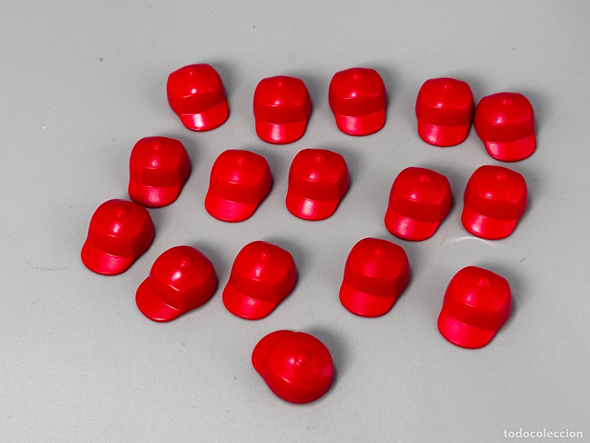 Playmobil: Playmobil lote gorra roja ni&ntilde;o ni&ntilde;a