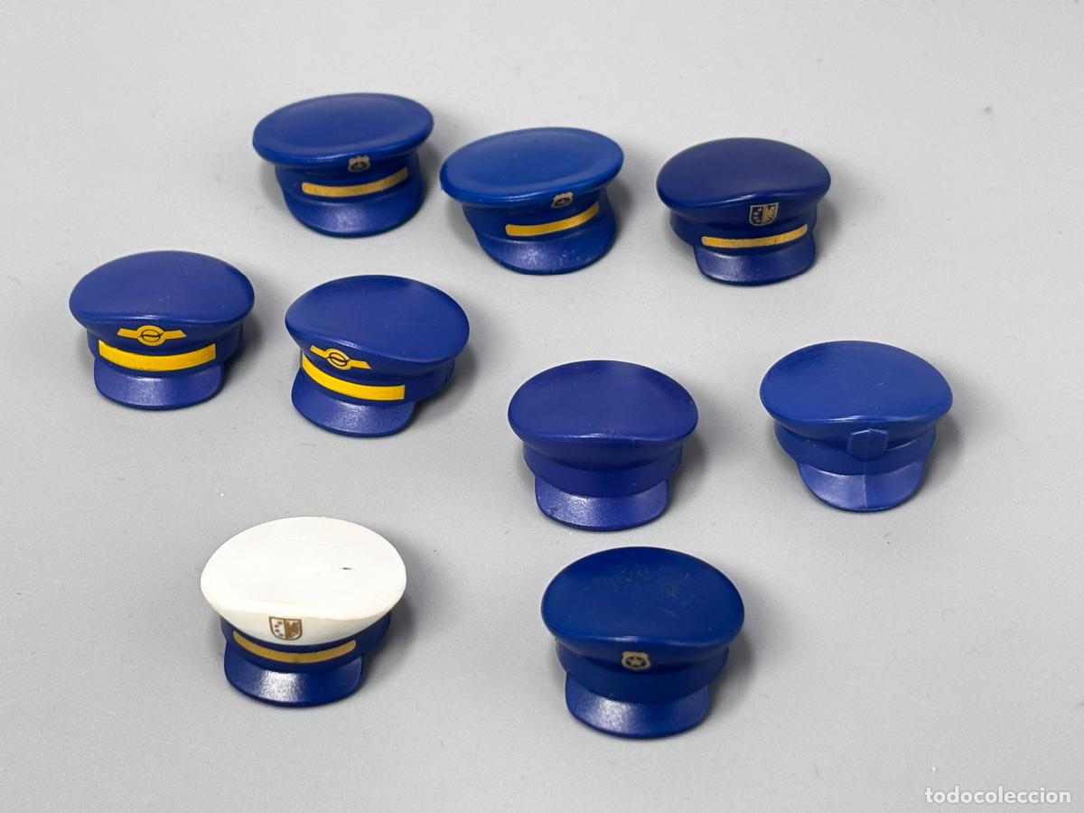 Playmobil: Playmobil lote sombrero polic&iacute;a marinero