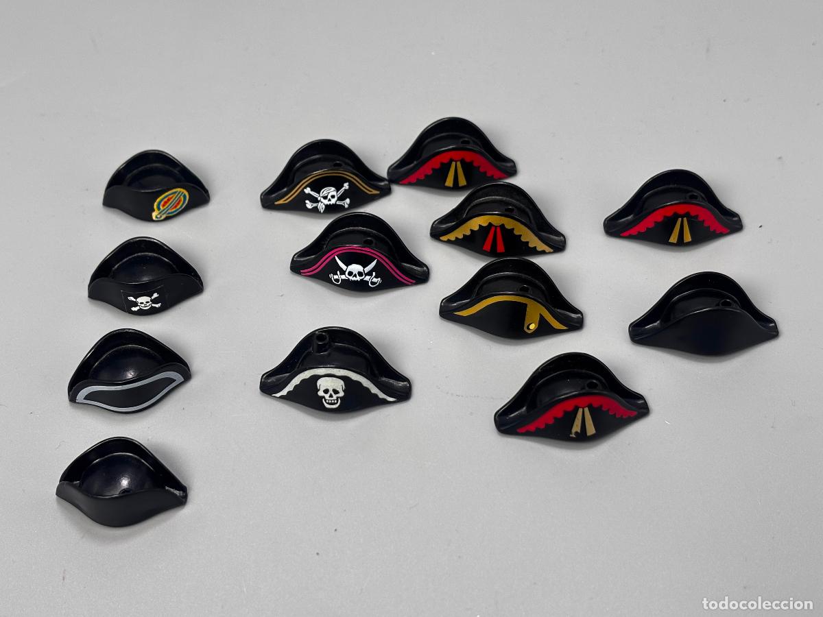 Playmobil: Playmobil lote sombrero piarata negro