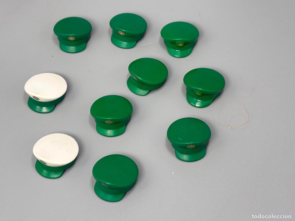 Playmobil: Playmobil lote gorra polic&iacute;a verde