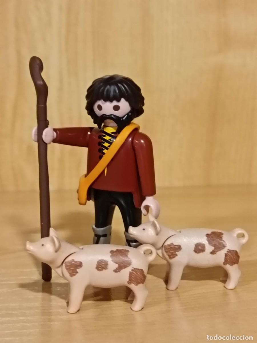 Playmobil: PLAYMOBIL BELEN ,ALDEANO CON PASTORES- 22/7/26