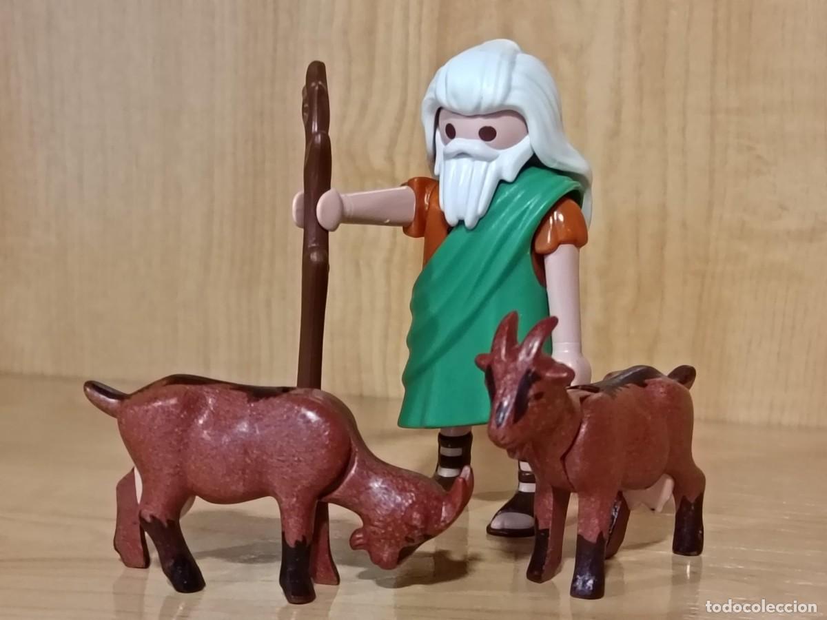 Playmobil: PLAYMOBIL BELEN ,ALDEANO , PASTOR CON CABRAS - 22/7/26
