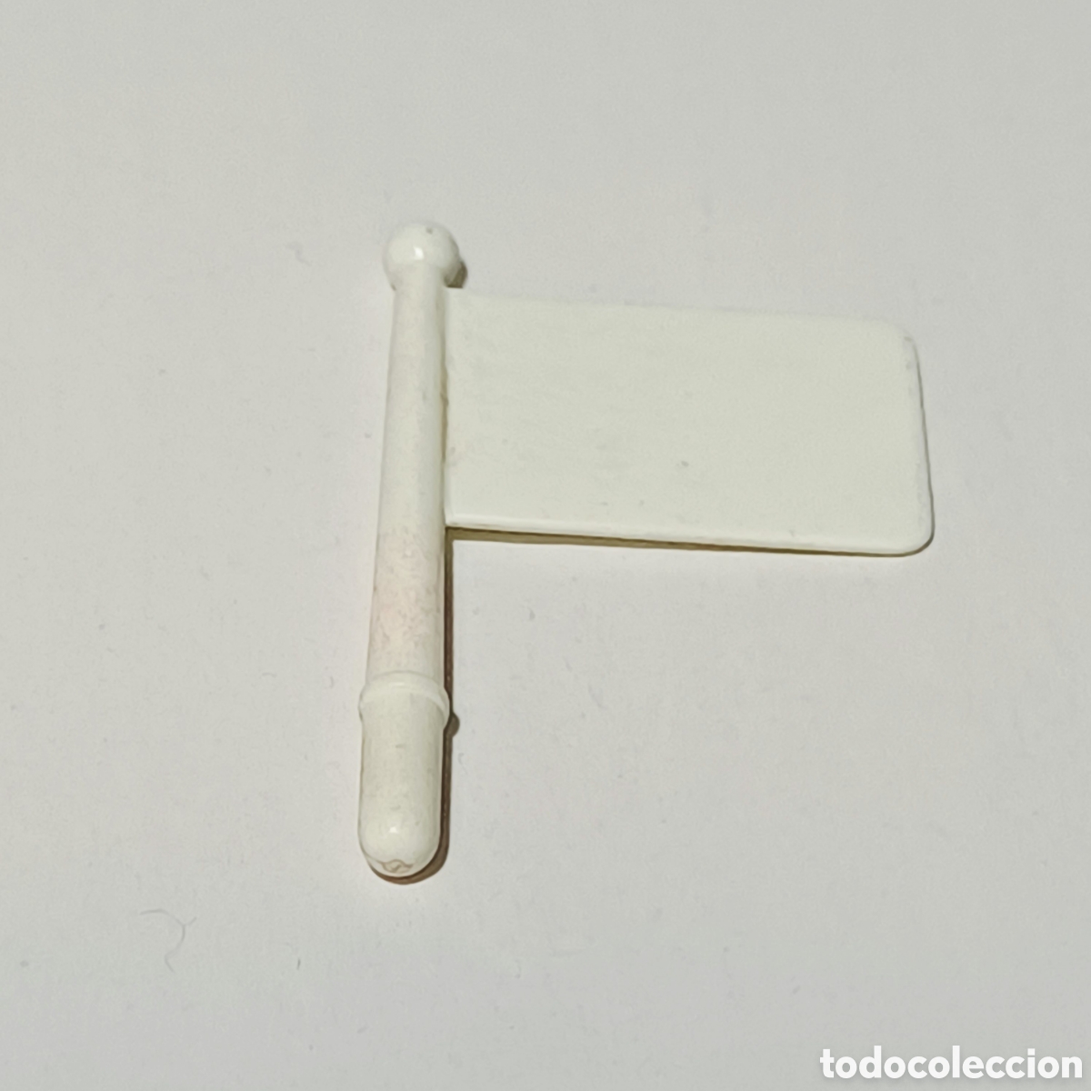 Playmobil: Pieza playmobil bandera blanca banderin taller mecanico garaje ref. 3738