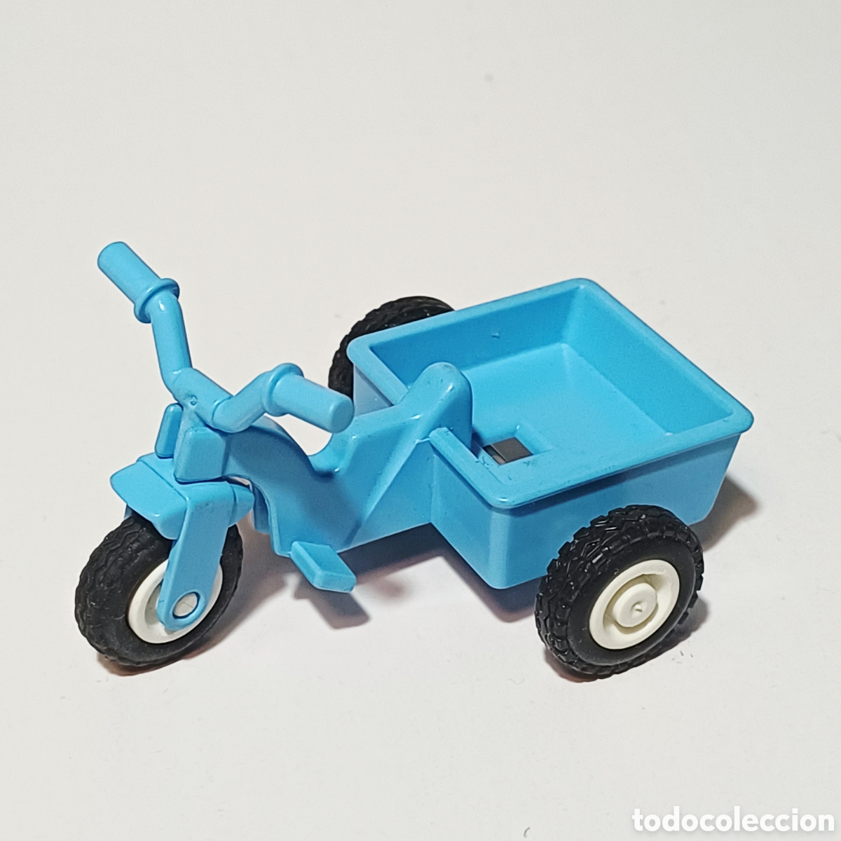 Playmobil: Pieza playmobil triciclo azul infantil ni&ntilde;o jard&iacute;n de infancia parque ref. 3308