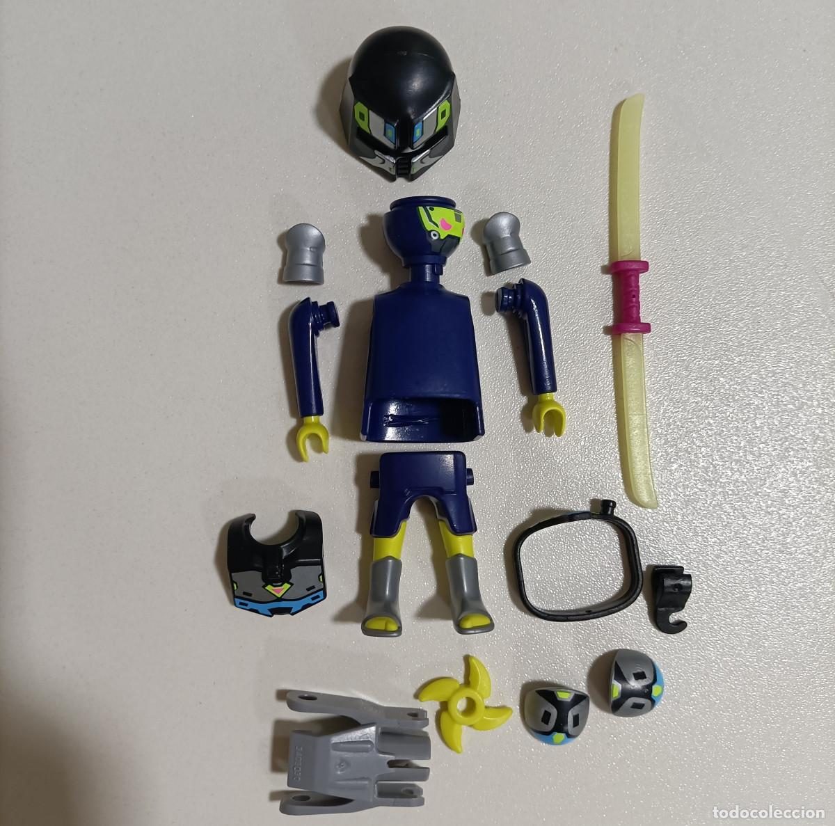 Playmobil: PLAYMOBIL serie 30 androide robot sable robotico 2026 chicos cyber ninja ciber
