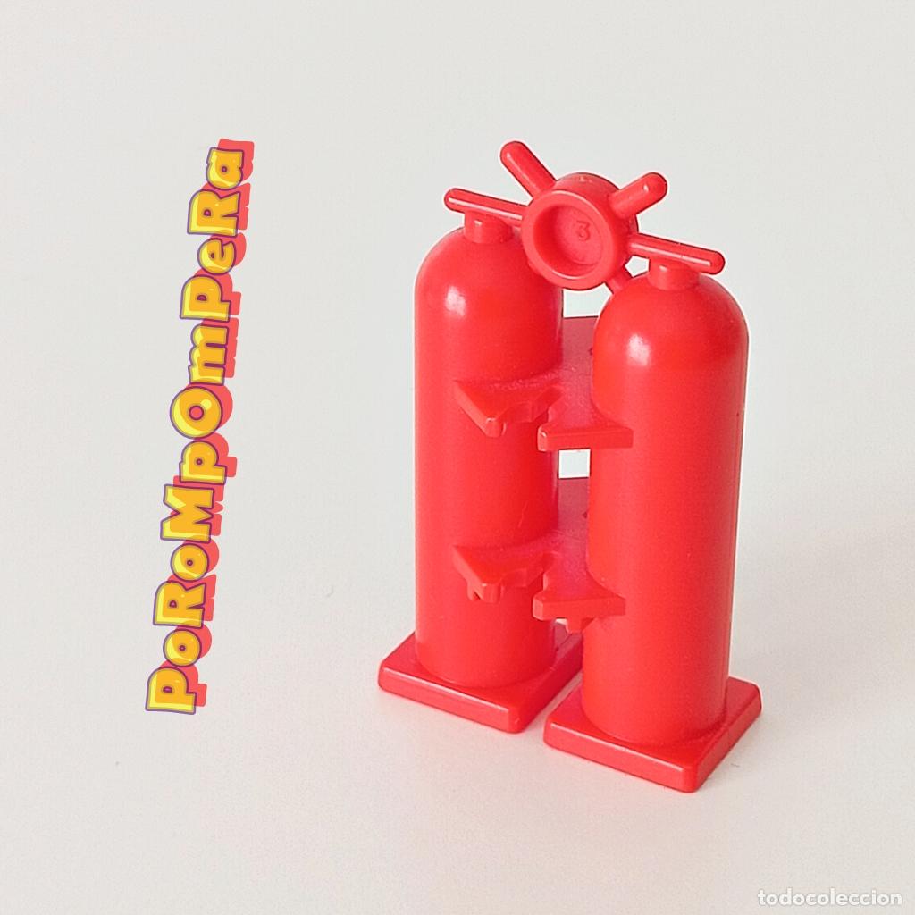 Playmobil: PLAYMOBIL BOMBONAS ROJAS BOMBEROS 3403 3491 3525 3883 5367 ? EXTINTOR RESCATE EMERGENCIAS CG6C