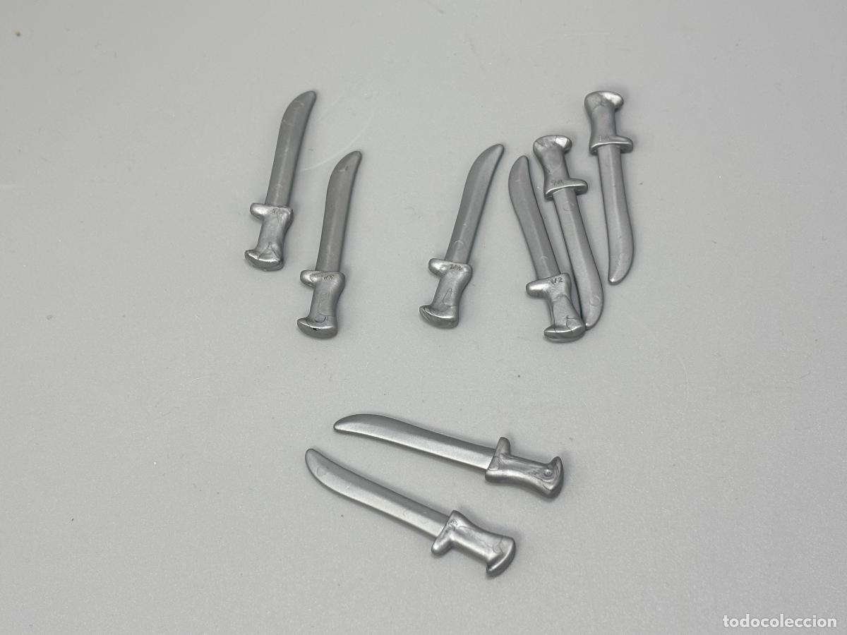 Playmobil: Playmobil lote cuchillo soldado medieval