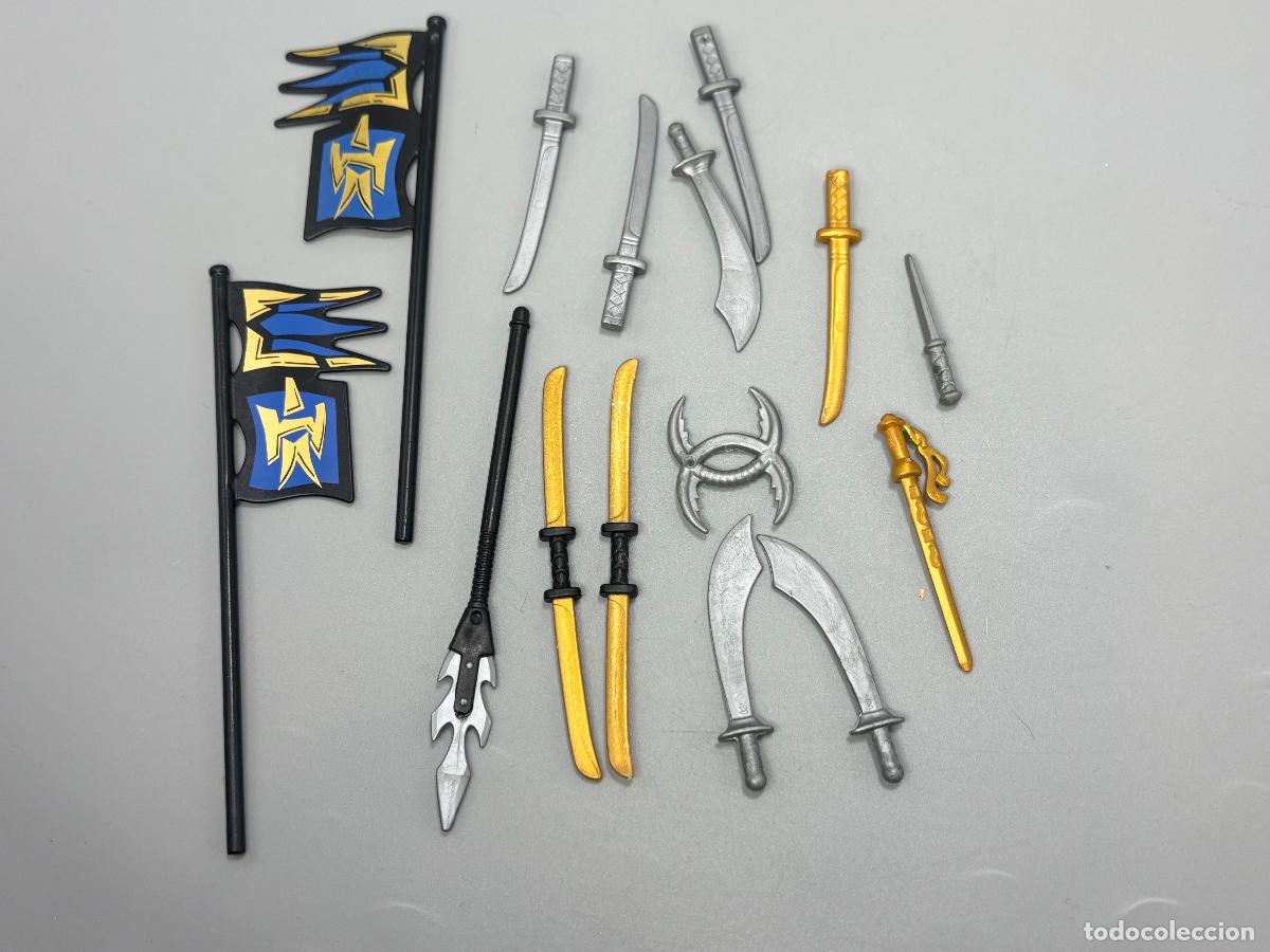 Playmobil: Playmobil lote estandarte espada catana soldado Samurai