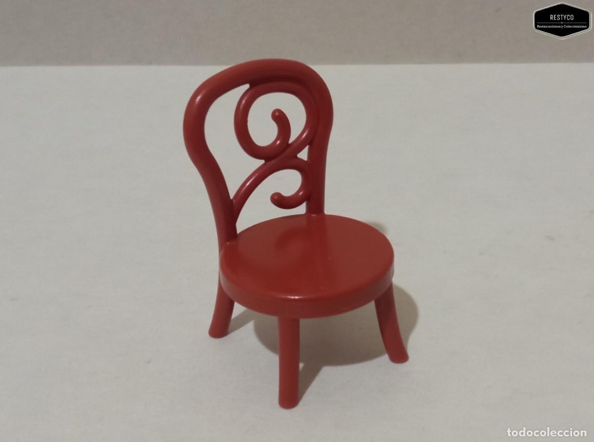 Playmobil: Playmobil - Silla Victoriana Cocina Comedor Tipo Madera