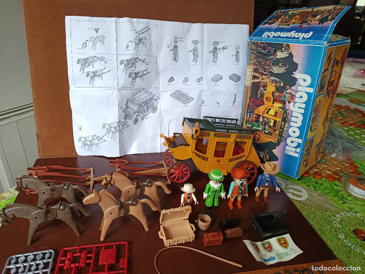 Playmobil: PLAYMOBIL 3803 DILIGENCIA PLAYMOBIL WESTERN OESTE EN SU CAJA CON FALTAS