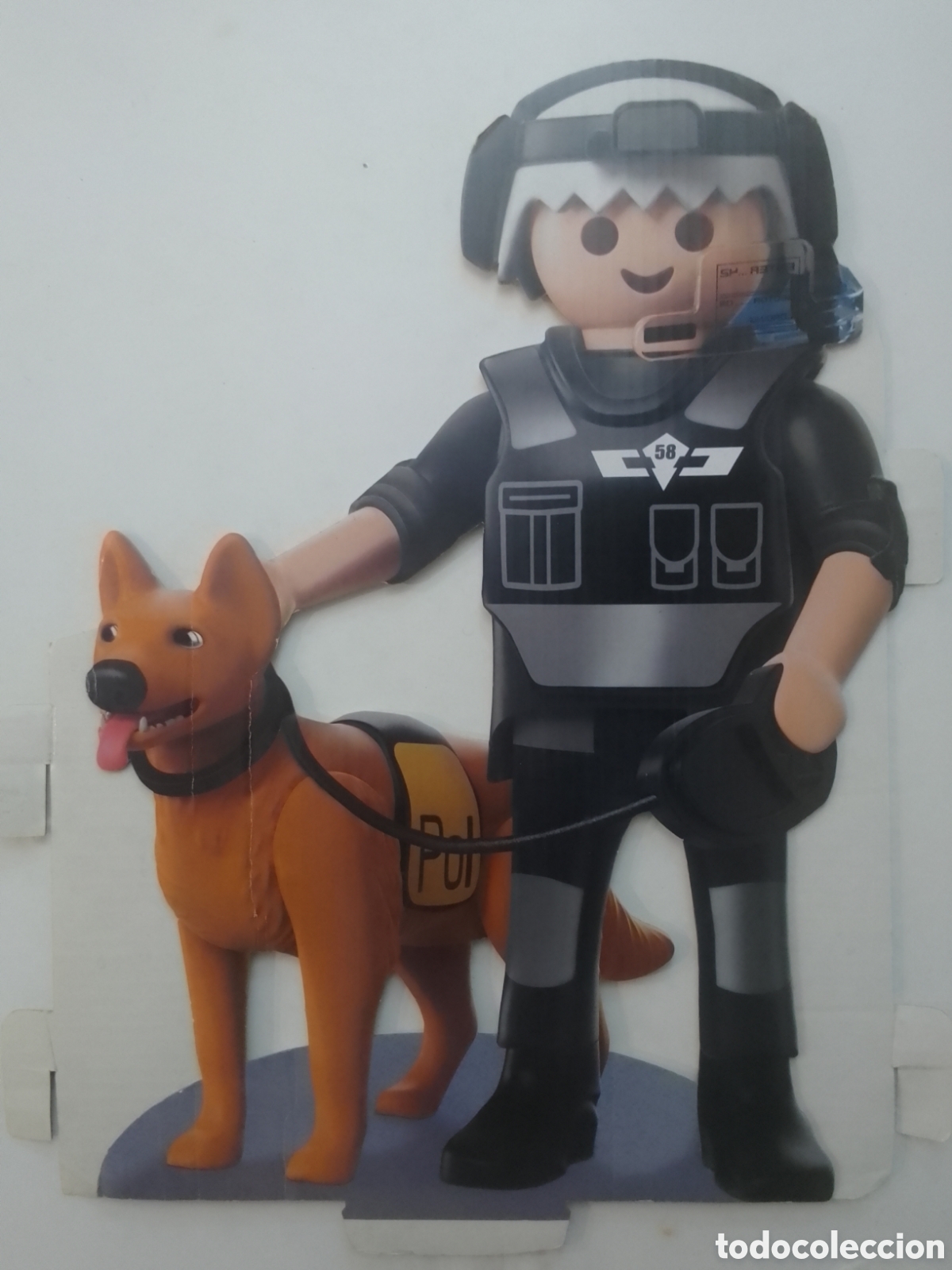 Playmobil: Cart&oacute;n expositor Playmobil.
