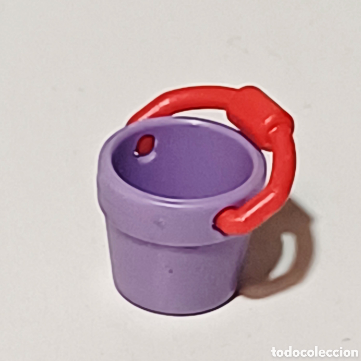 Playmobil: Pieza playmobil cubo peque&ntilde;o violeta morado ni&ntilde;o playa oeste wester