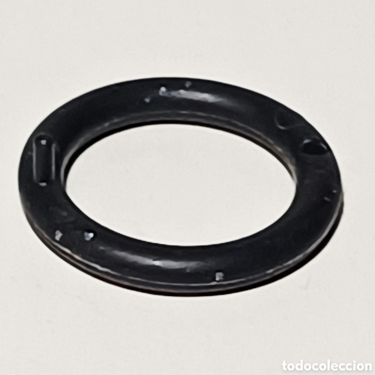 Playmobil: Pieza playmobil aro negro 3,5 cm diametro circulo