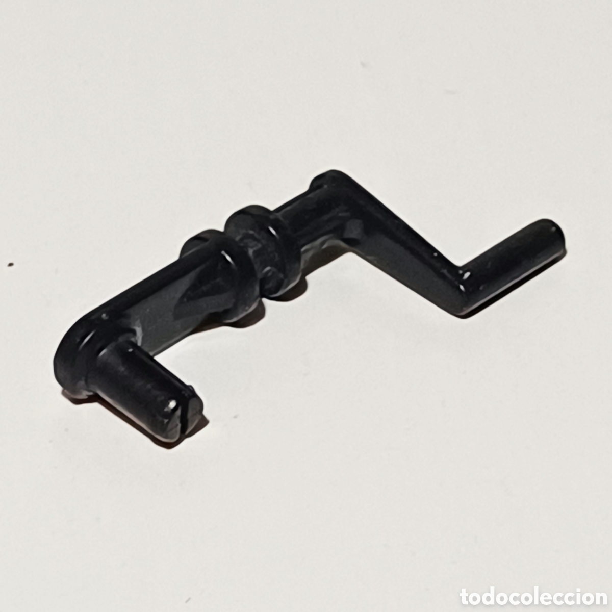 Playmobil: Pieza playmobil N&deg; 306090002 manivela elevador negro remolque caballos hipica ref. 3041 3073 3140