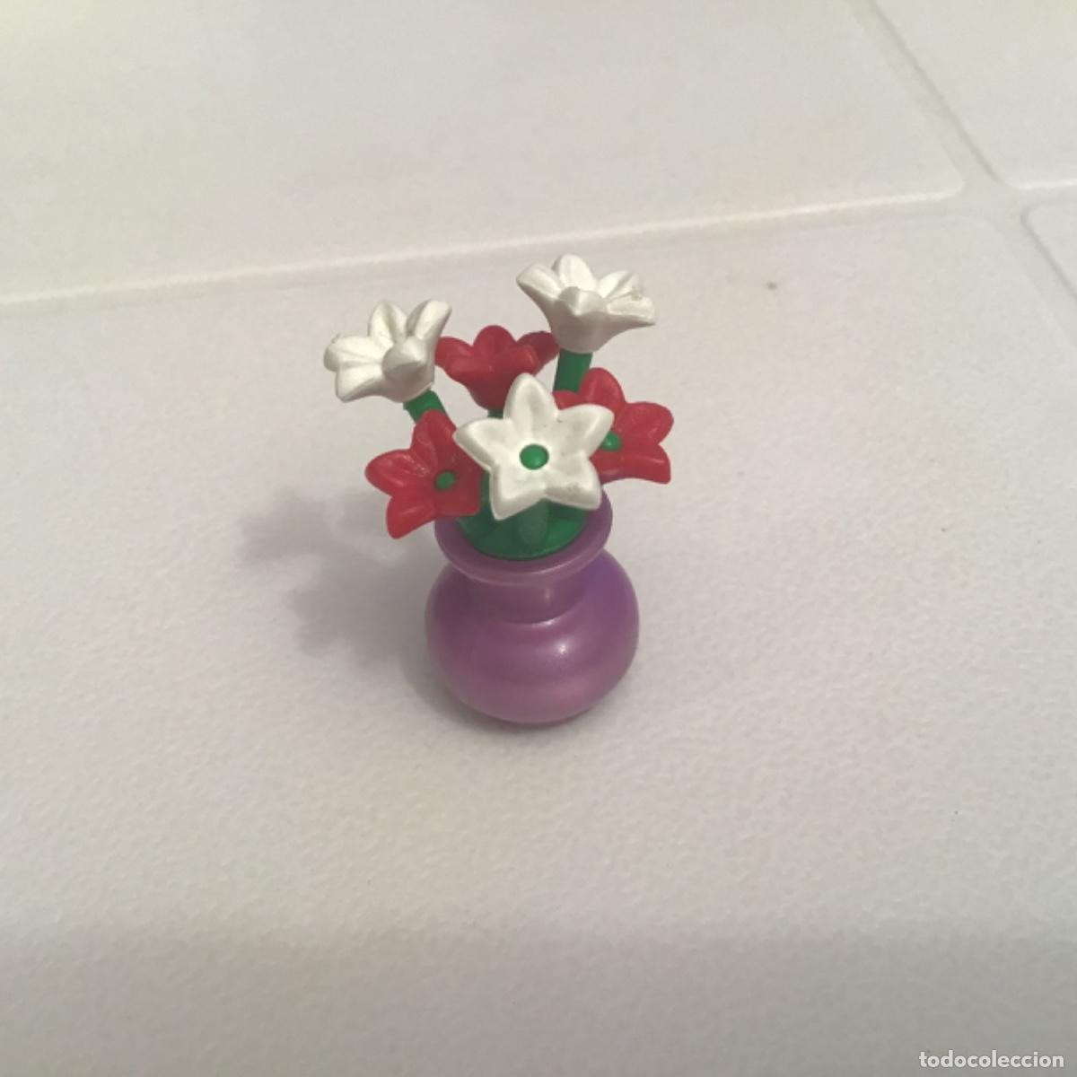 Playmobil: Playmobil Jarr&oacute;n f&uacute;csia con flores.