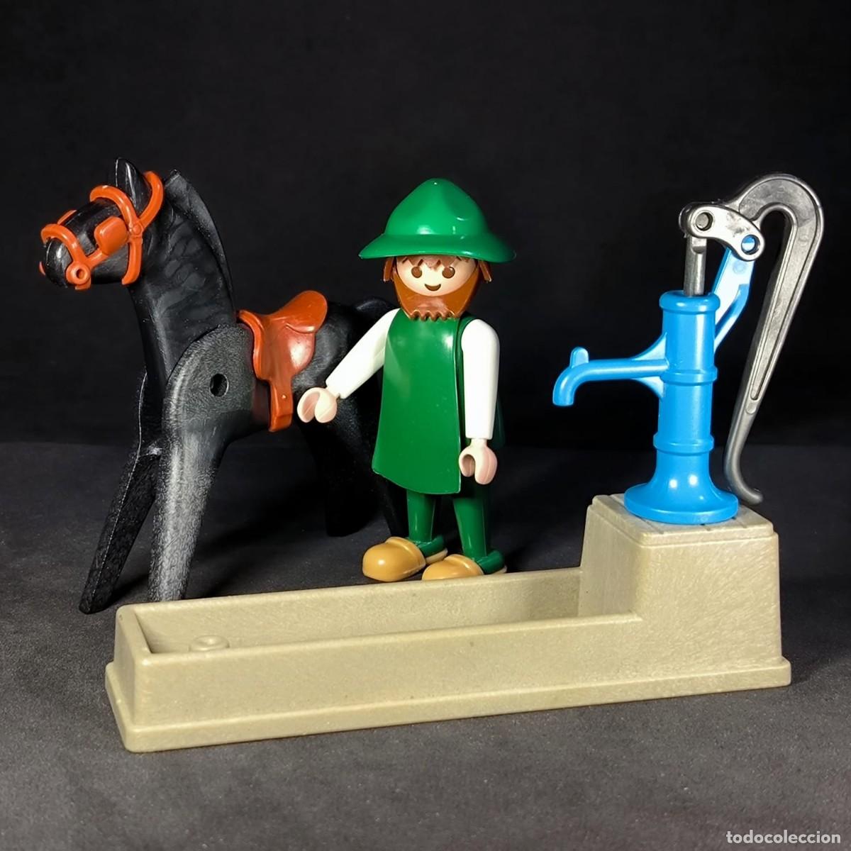 Playmobil: Playmobil abrevadero con granjero ☼