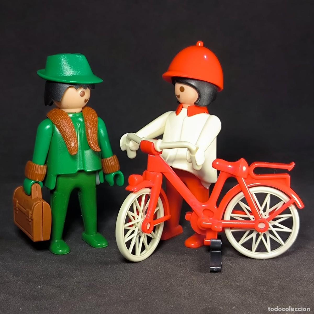 Playmobil: Playmobil dos figuras con bicicletas ☼