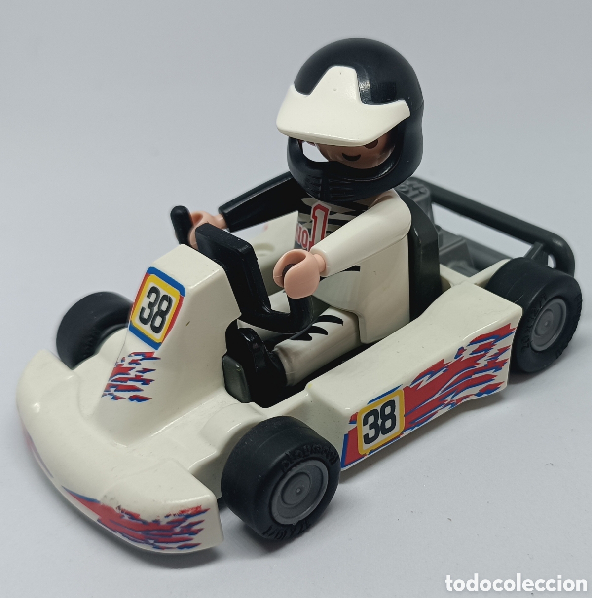 Playmobil: Playmobil Kart Coche Carreras Blanco