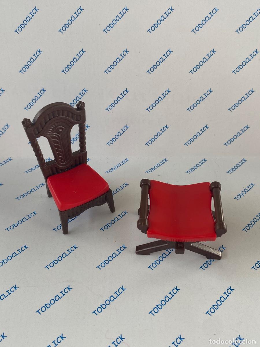 Playmobil: Playmobil silla y taburete nuevos (pedido m&iacute;nimo 5&euro;)