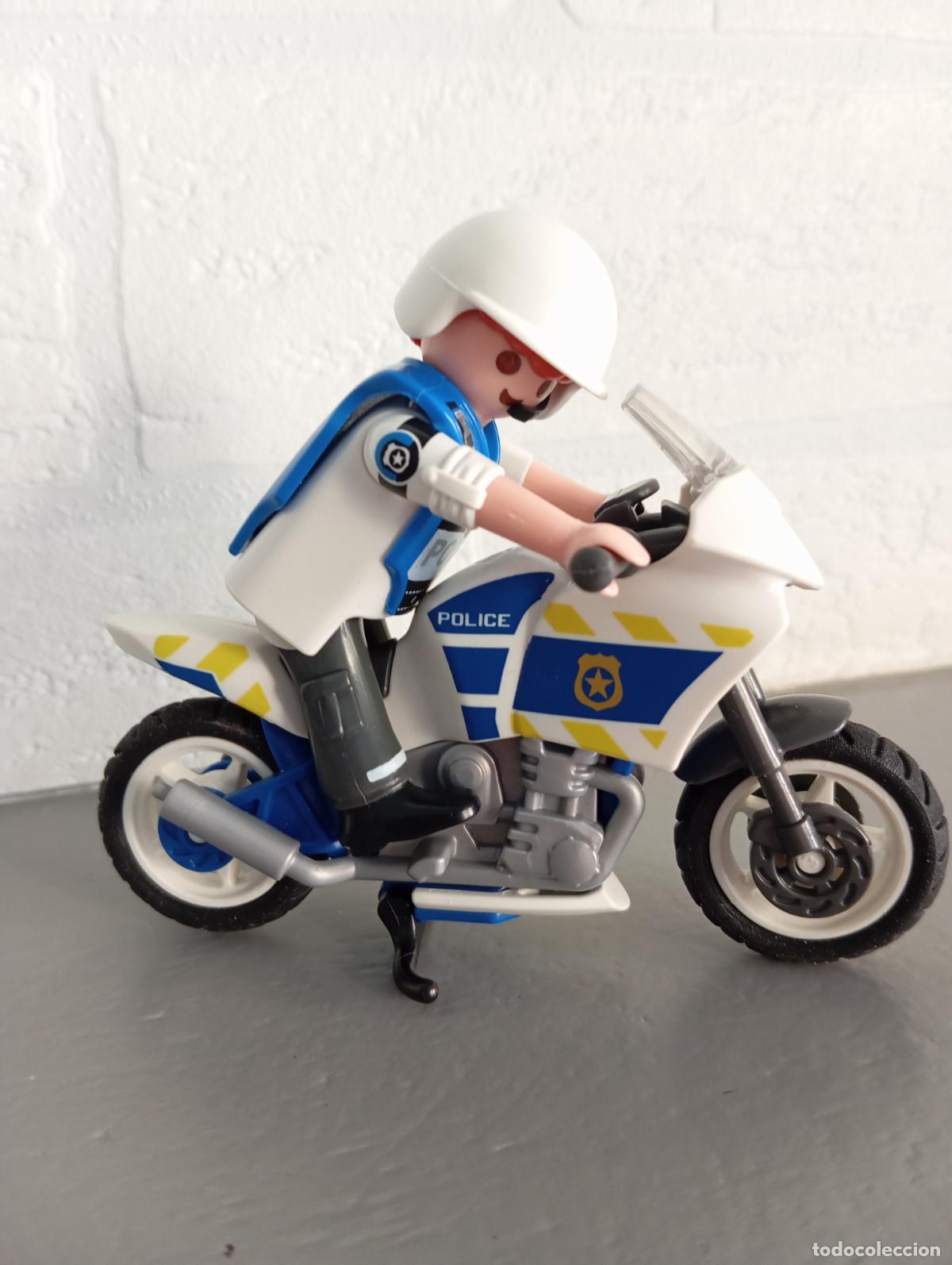 Playmobil: Playmobil moto polic&iacute;a