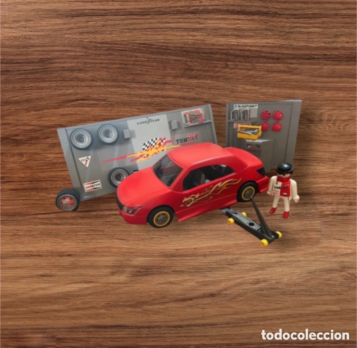 Playmobil: Playmobil taller mec&aacute;nico de tuning