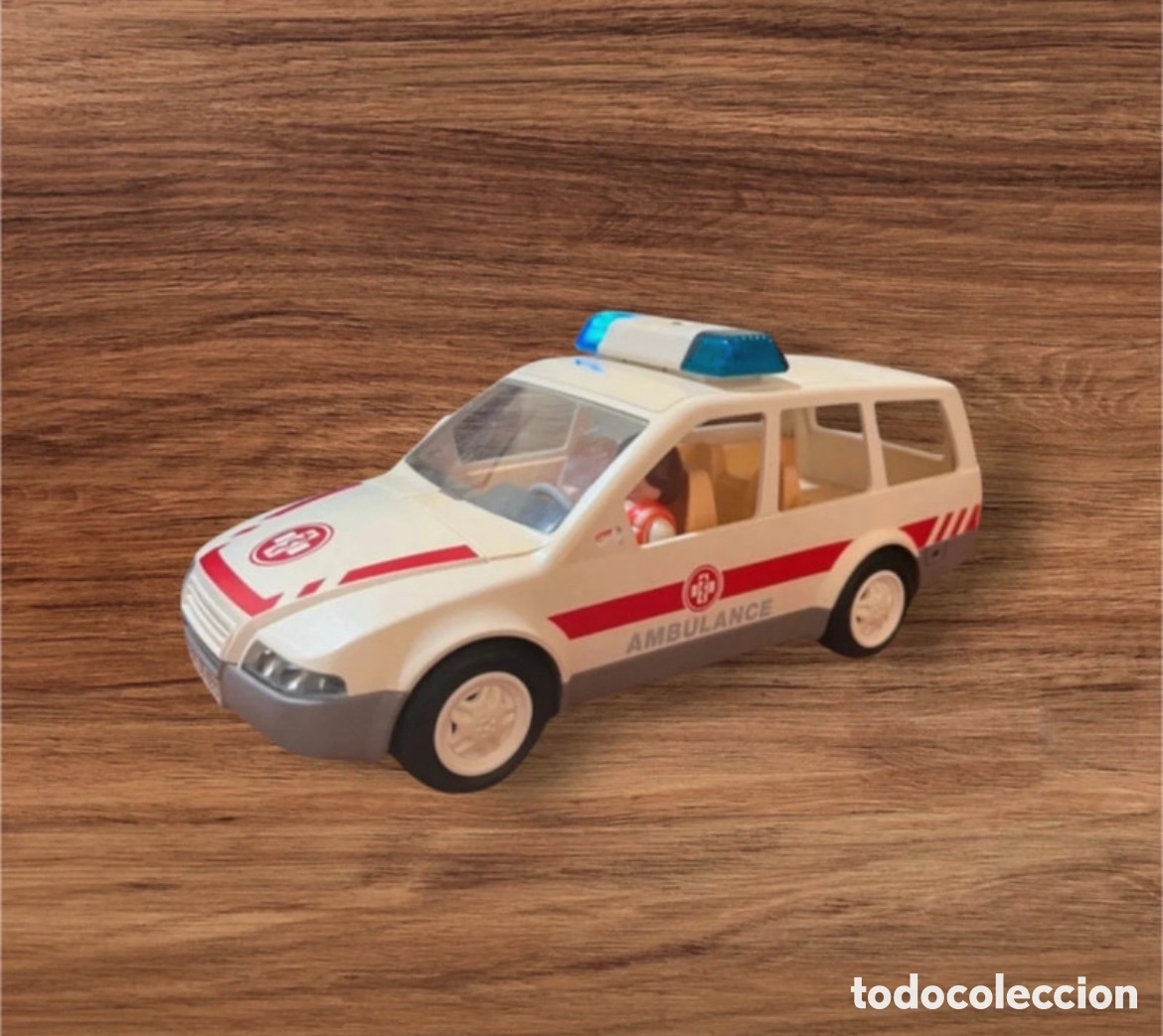 Playmobil: Playmobil coche ambulancia